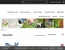 Tablet Screenshot of gis-elevages-demain.org